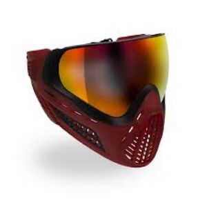 Virtue VIO Ascend Paintball Goggles Mask Crystal Fire Lens Black Red Thermal